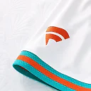 Zennovawear Miami Dolphins Youth Football x Football V-Neck Fan Top - White