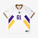 Zennovawear Minnesota Vikings Youth Football x Football V-Neck Fan Top - White
