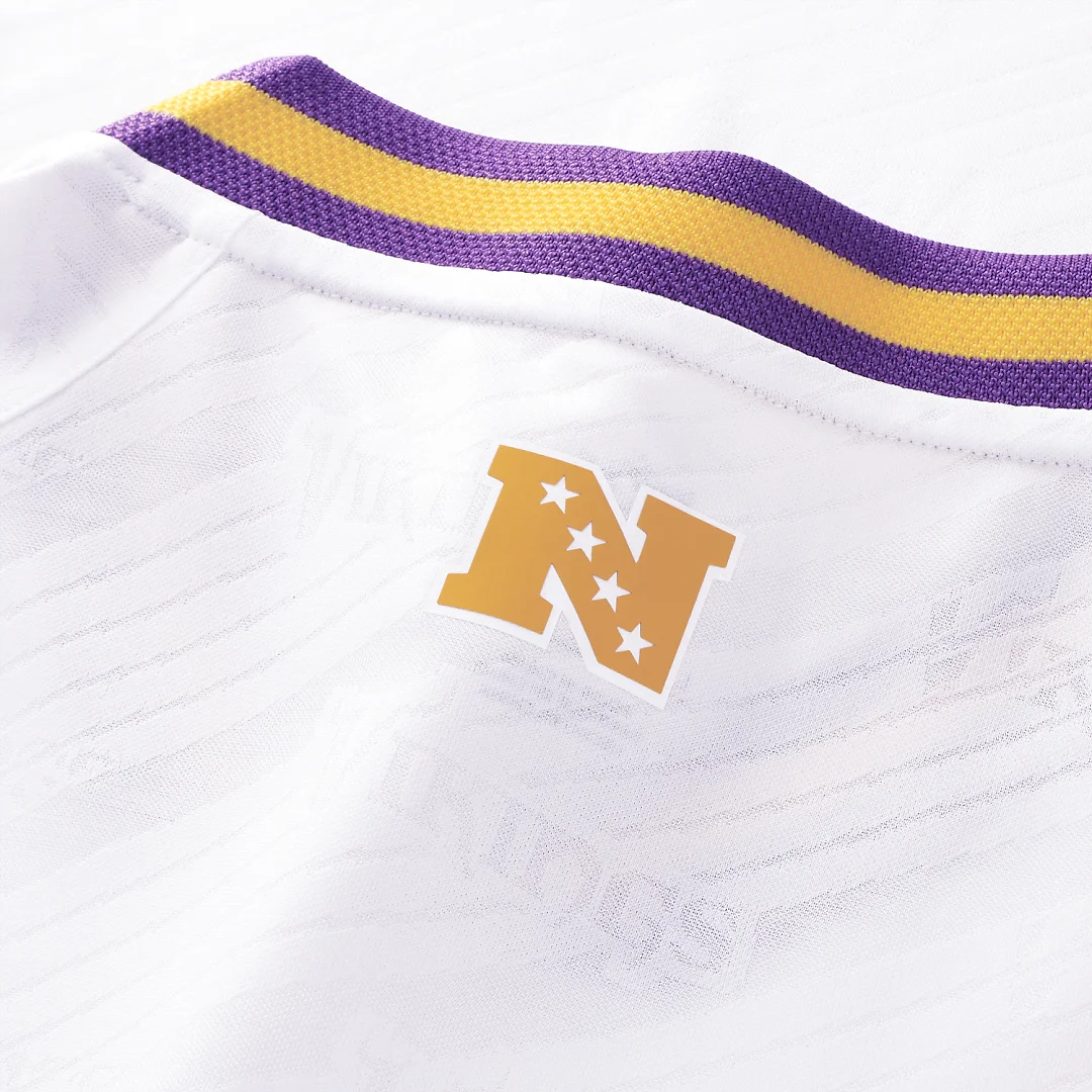 Zennovawear Minnesota Vikings Youth Football x Football V-Neck Fan Top - White