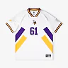 Zennovawear Minnesota Vikings Youth Football x Football V-Neck Fan Top - White