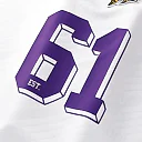 Zennovawear Minnesota Vikings Youth Football x Football V-Neck Fan Top - White