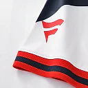 Zennovawear New England Patriots Youth Football x Football V-Neck Fan Top - White