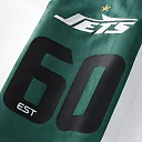 Zennovawear New York Jets Youth Football x Football V-Neck Fan Top - White
