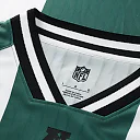 Zennovawear New York Jets Youth Football x Football V-Neck Fan Top - White