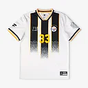 Zennovawear Pittsburgh Steelers Youth Football x Football V-Neck Fan Top - White