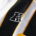 Zennovawear Pittsburgh Steelers Youth Football x Football V-Neck Fan Top - White