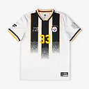 Zennovawear Pittsburgh Steelers Youth Football x Football V-Neck Fan Top - White
