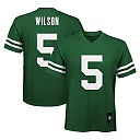 Zennovawear Garrett Wilson New York Jets Youth Replica Jersey - Green