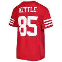 Zennovawear George Kittle San Francisco 49ers Youth Replica Jersey - Scarlet