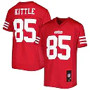 Zennovawear George Kittle San Francisco 49ers Youth Replica Jersey - Scarlet