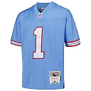 Zennovawear Youth Houston Oilers Warren Moon Mitchell & Ness Light Blue Gridiron Classics 1993 Retired Player Legacy Jersey