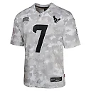 Zennovawear Youth Houston Texans C.J. Stroud Arctic Camo 2024 Salute to Service Game Jersey