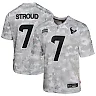 Zennovawear Youth Houston Texans C.J. Stroud Arctic Camo 2024 Salute to Service Game Jersey