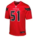 Zennovawear Youth Houston Texans Will Anderson Jr. Red Alternate Game Jersey
