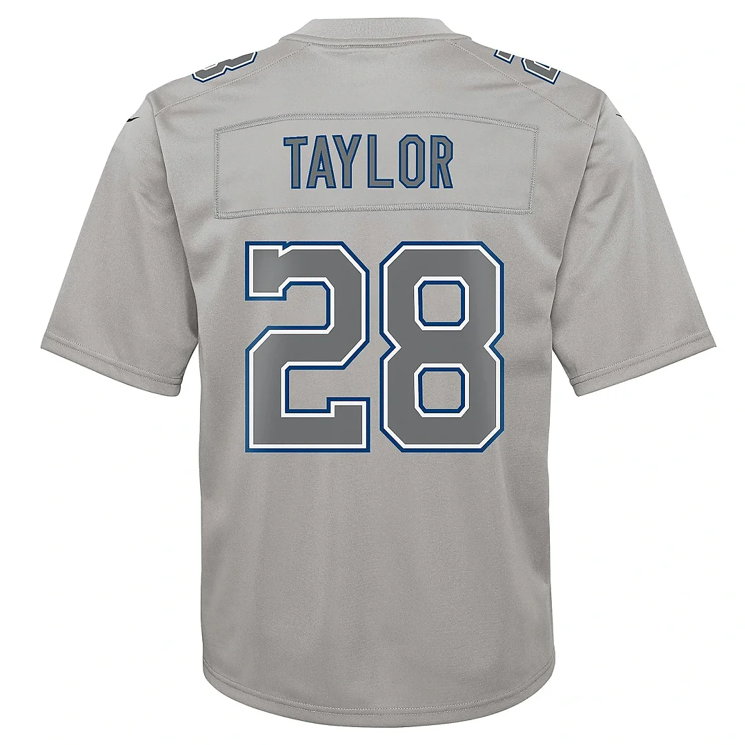 Zennovawear Youth Indianapolis Colts Jonathan Taylor Gray Atmosphere Game Jersey