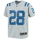 Zennovawear Youth Indianapolis Colts Jonathan Taylor Gray Inverted Team Game Jersey