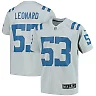 Zennovawear Youth Indianapolis Colts Shaquille Leonard Gray Inverted Team Game Jersey