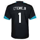 Zennovawear Youth Jacksonville Jaguars Travis Etienne Black Alternate Player Game Jersey