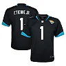 Zennovawear Youth Jacksonville Jaguars Travis Etienne Black Alternate Player Game Jersey