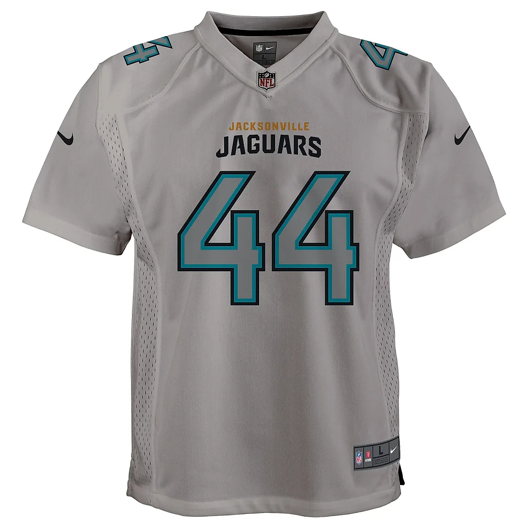 Zennovawear Youth Jacksonville Jaguars Travon Walker Gray Atmosphere Game Jersey