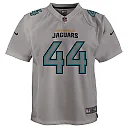 Zennovawear Youth Jacksonville Jaguars Travon Walker Gray Atmosphere Game Jersey