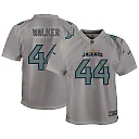 Zennovawear Youth Jacksonville Jaguars Travon Walker Gray Atmosphere Game Jersey