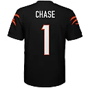 Zennovawear Ja'Marr Chase Cincinnati Bengals Youth Replica Jersey - Black