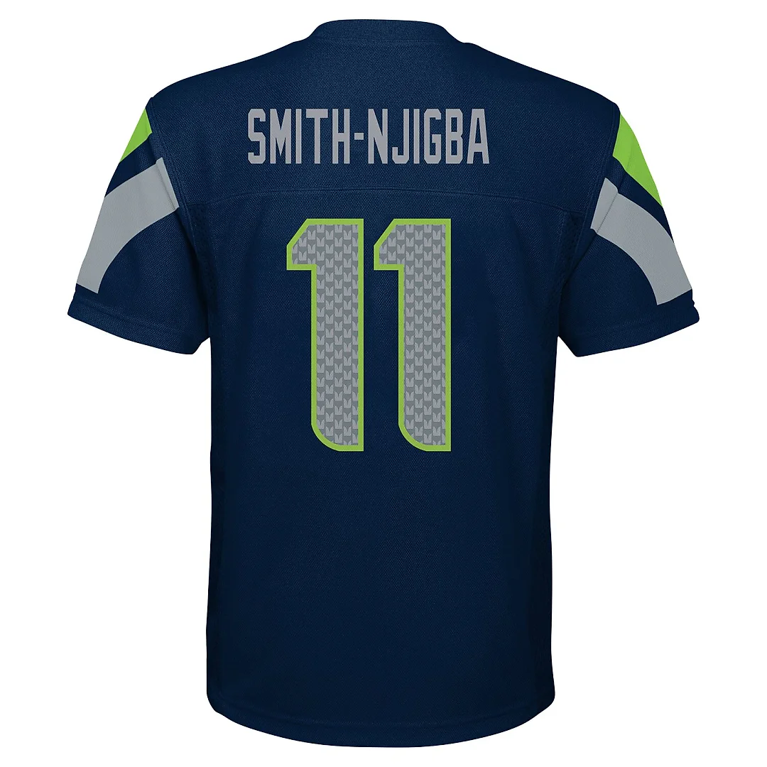 Zennovawear Jaxon Smith-Njigba Seattle Seahawks Youth Replica Jersey - Navy
