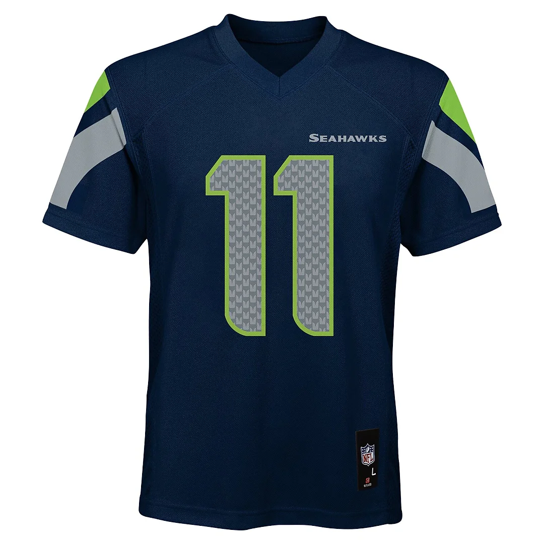 Zennovawear Jaxon Smith-Njigba Seattle Seahawks Youth Replica Jersey - Navy