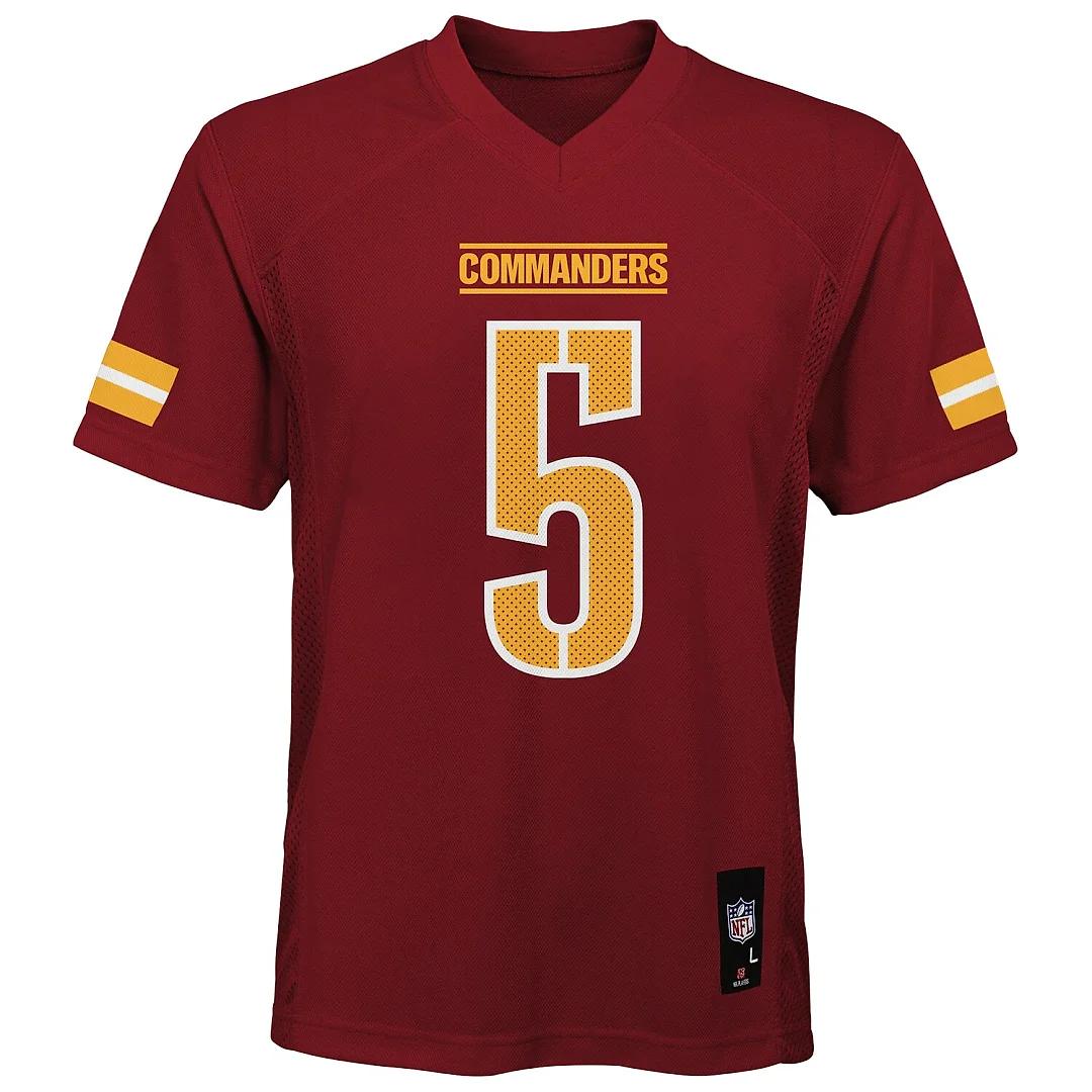 Zennovawear Jayden Daniels Washington Commanders Youth Replica Jersey - Burgundy