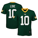 Zennovawear Jordan Love Green Bay Packers Youth Replica Jersey - Green