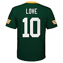 Zennovawear Jordan Love Green Bay Packers Youth Replica Jersey - Green