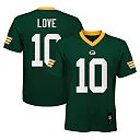 Zennovawear Jordan Love Green Bay Packers Youth Replica Jersey - Green