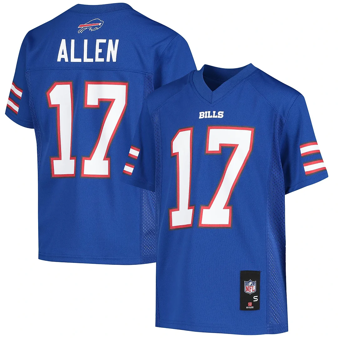 Zennovawear Josh Allen Buffalo Bills Youth Replica Jersey - Royal