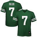 Zennovawear Justin Fields New York Jets Youth Replica Jersey - Green