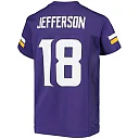 Zennovawear Justin Jefferson Minnesota Vikings Youth Replica Jersey - Purple