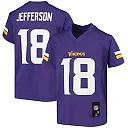 Zennovawear Justin Jefferson Minnesota Vikings Youth Replica Jersey - Purple