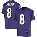 Zennovawear Lamar Jackson Baltimore Ravens Youth Replica Jersey - Purple