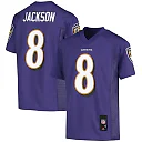 Zennovawear Lamar Jackson Baltimore Ravens Youth Replica Jersey - Purple