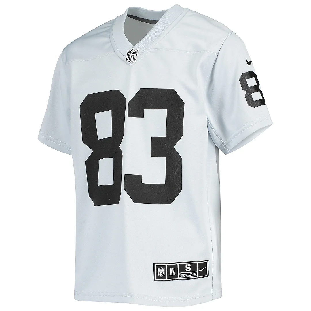 Zennovawear Youth Las Vegas Raiders Darren Waller Silver Inverted Team Game Jersey