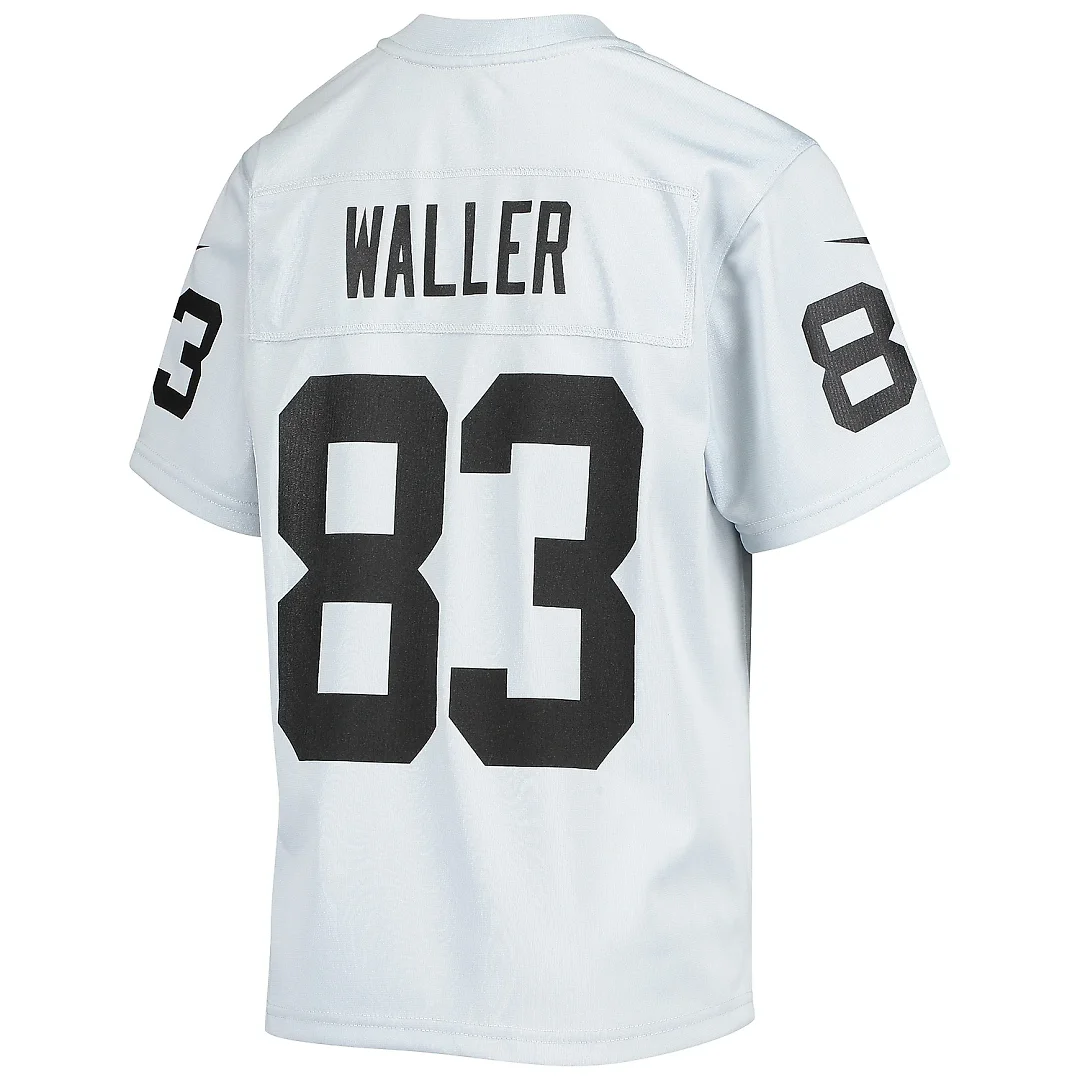 Zennovawear Youth Las Vegas Raiders Darren Waller Silver Inverted Team Game Jersey