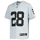 Zennovawear Youth Las Vegas Raiders Josh Jacobs Silver Inverted Team Game Jersey