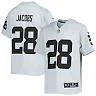 Zennovawear Youth Las Vegas Raiders Josh Jacobs Silver Inverted Team Game Jersey