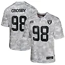 Zennovawear Youth Las Vegas Raiders Maxx Crosby Arctic Camo 2024 Salute to Service Game Jersey