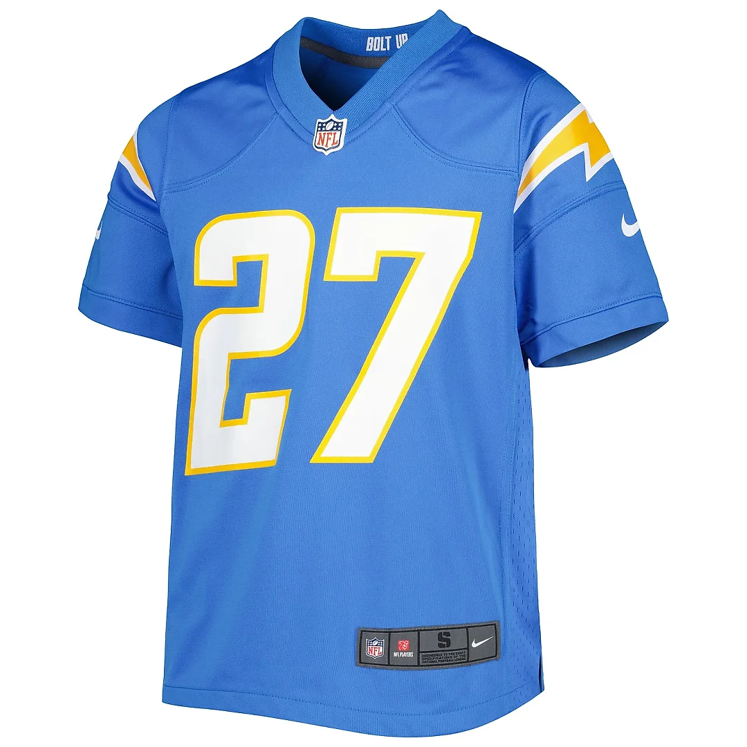 Zennovawear Youth Los Angeles Chargers JC Jackson Powder Blue Game Jersey