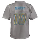 Zennovawear Youth Los Angeles Chargers Justin Herbert Gray Atmosphere Game Jersey