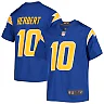 Zennovawear Youth Los Angeles Chargers Justin Herbert Royal Game Jersey