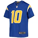 Zennovawear Youth Los Angeles Chargers Justin Herbert Royal Game Jersey