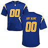 Zennovawear Youth Los Angeles Chargers Royal Alternate Custom Game Jersey