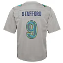 Zennovawear Youth Los Angeles Rams Matthew Stafford Gray Atmosphere Game Jersey